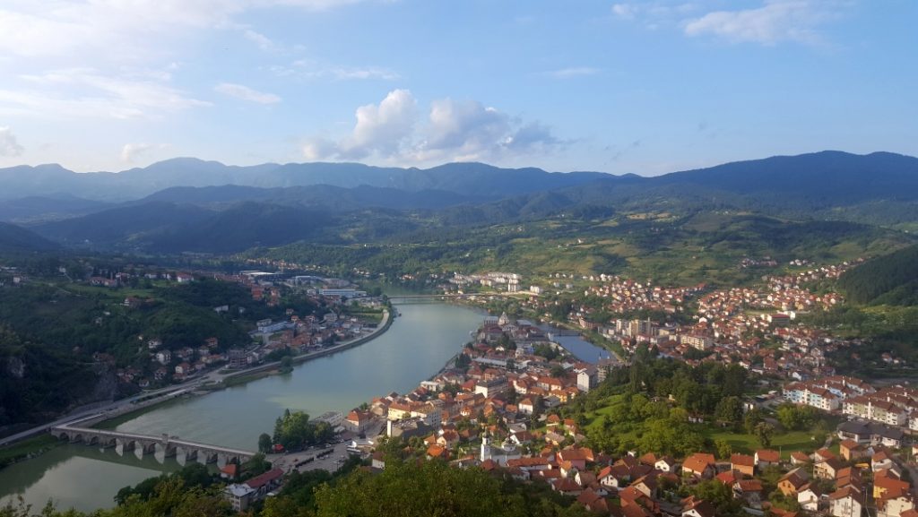 Visegrad von oben.
