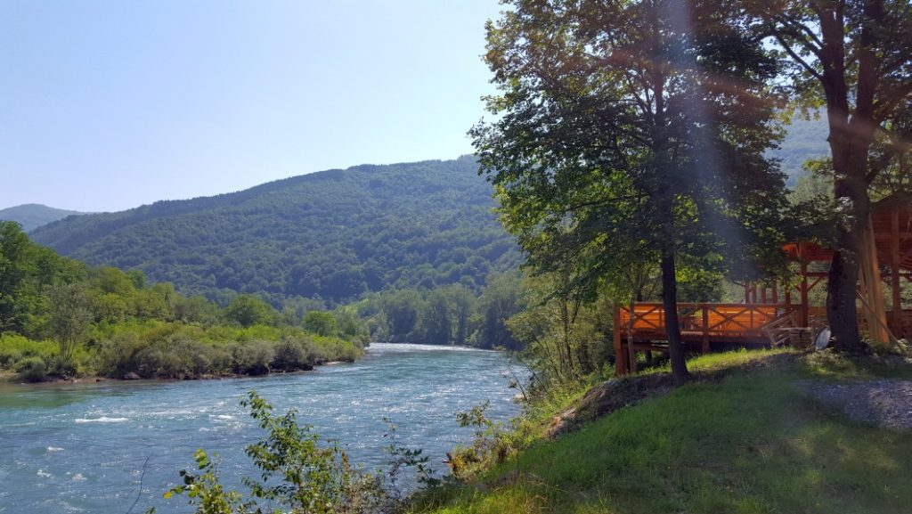 Rafting Camp vor Ustikolina.